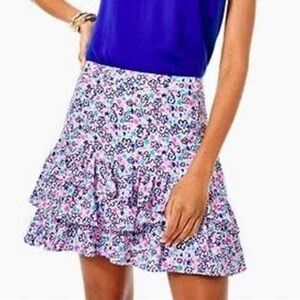 Lilly Pulitzer tilly floral ruffled skirt